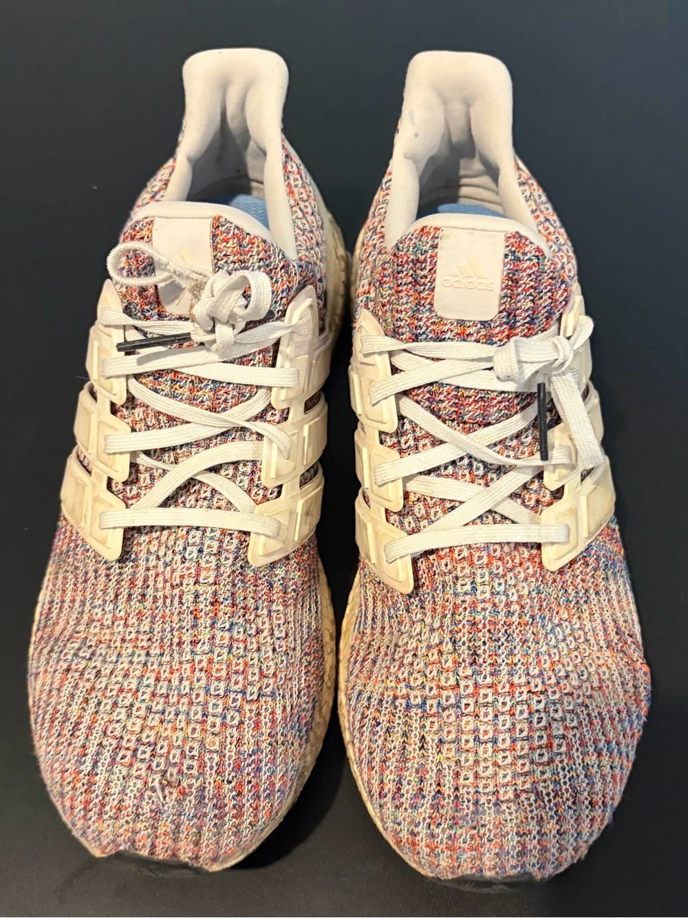 Adidas UltraBoost 4.0 Multicolor Multi-Color Knit Sneakers CM8111 Size 12